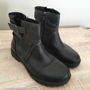 Birkenstock Stowe Black Charcoal Boots size 6-61/2